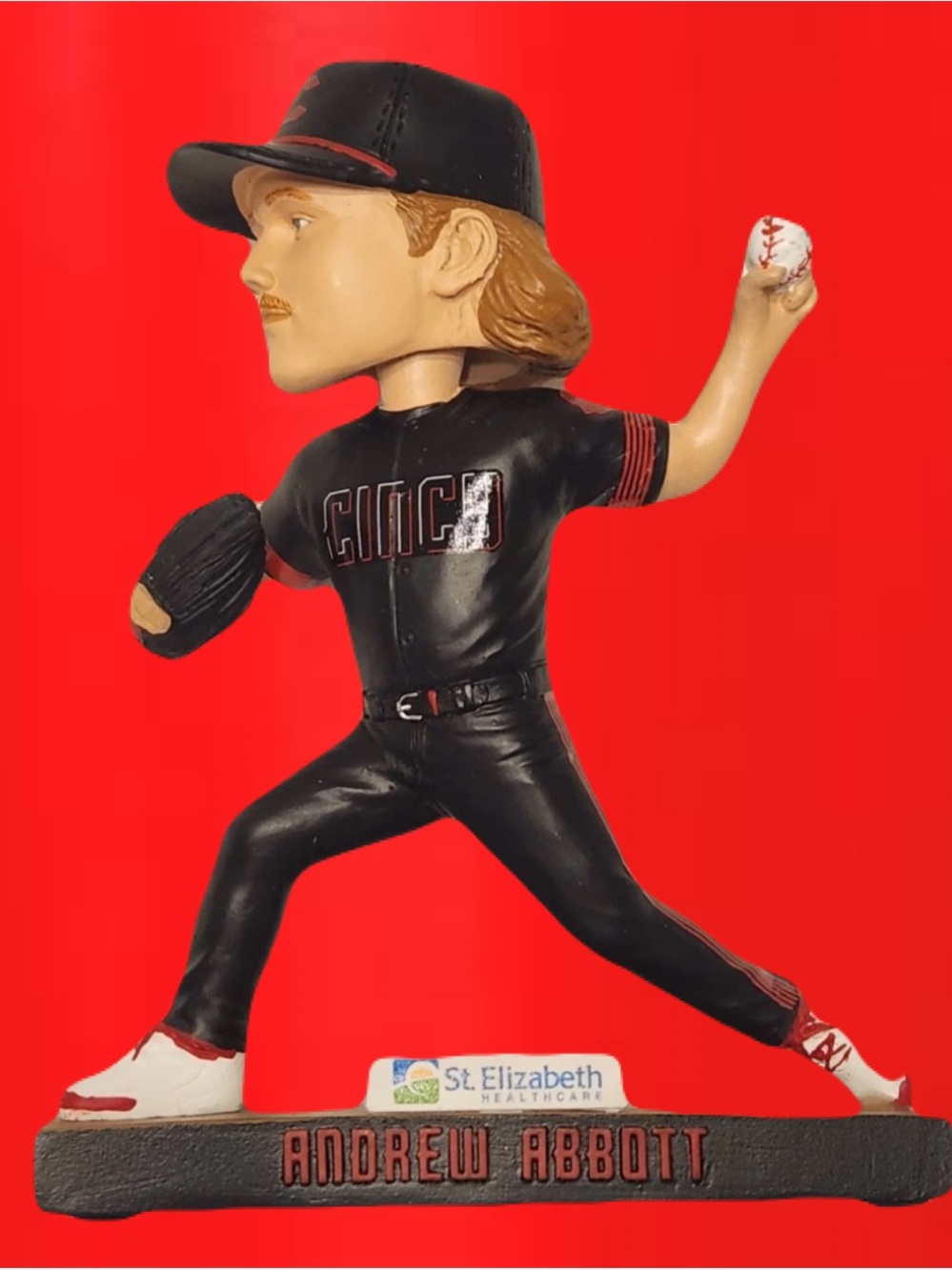 Andrew Abbott Bobblehead Cincinnati Reds
